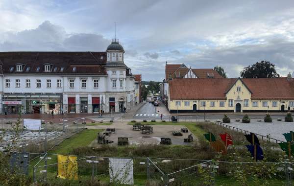 Hertie-Fläche in Schleswigs Innenstadt